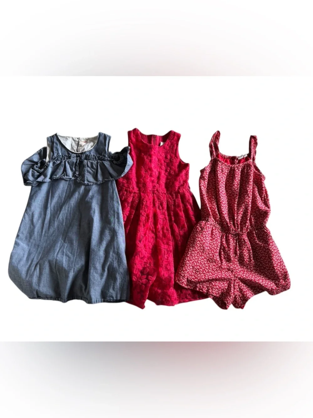 Girls’ Romper and Dress Bundle. Size 6-8. GAP, Cat and Jack, etc.